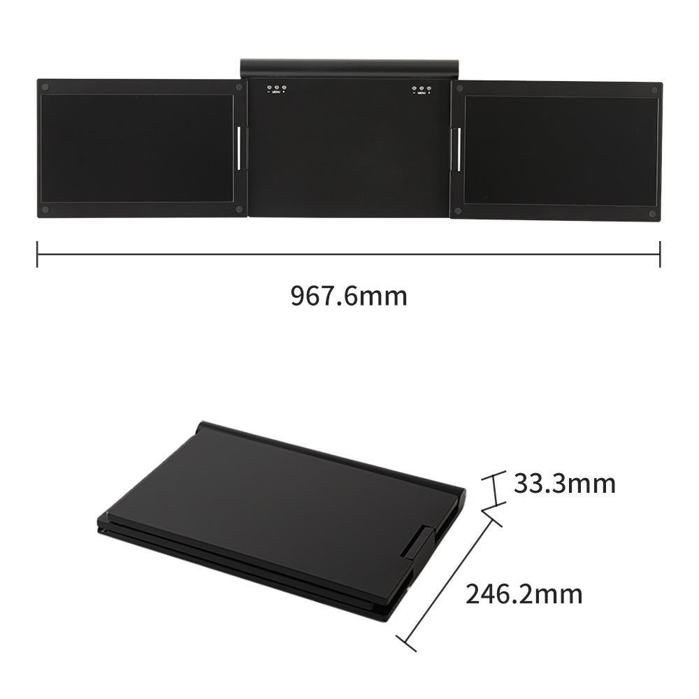 Monitor portátil dual para laptop