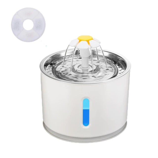 Fuente de agua para gatos automática