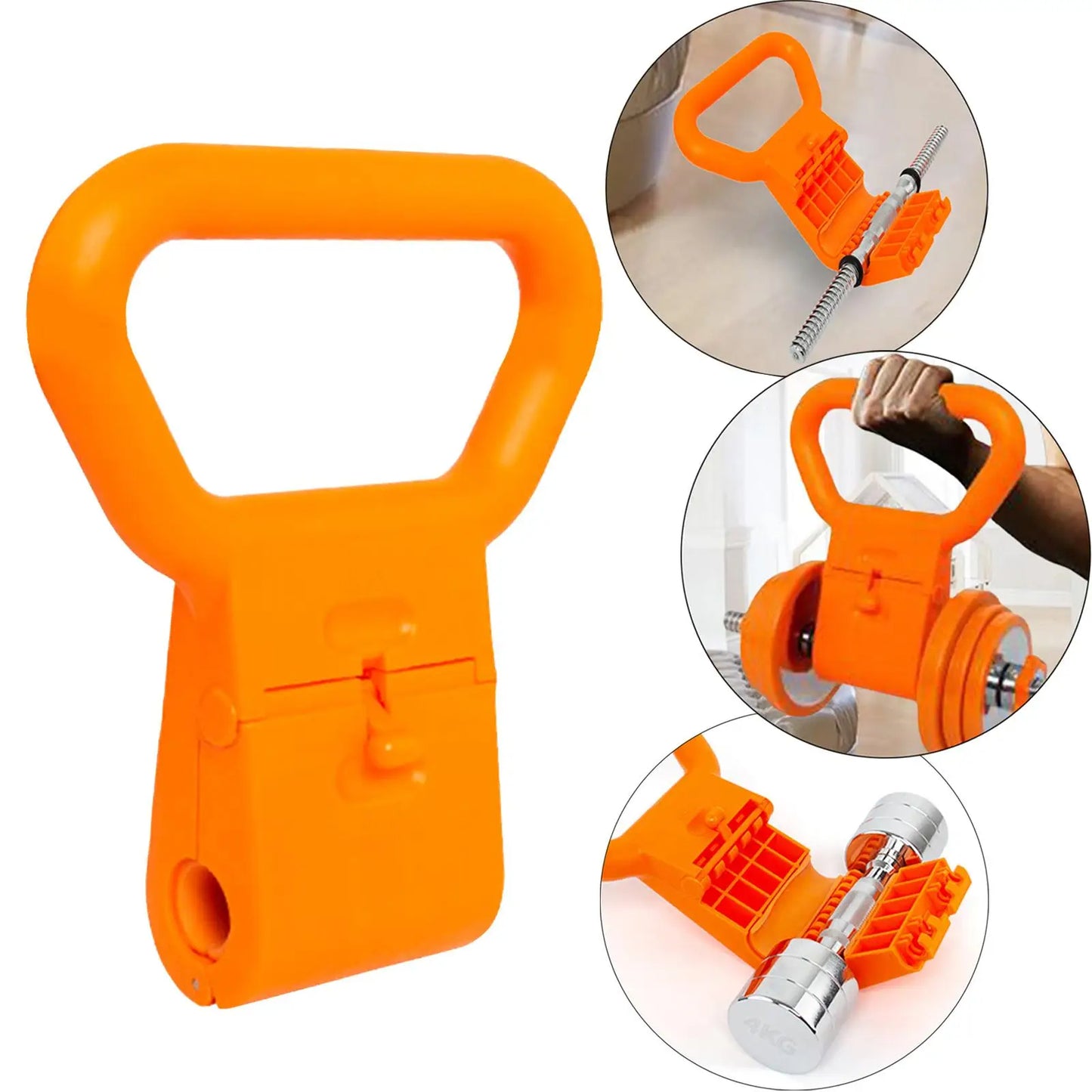 Agarre de Kettlebell para mancuernas