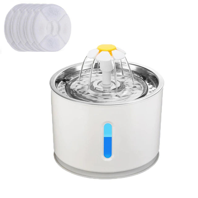 Fuente de agua para gatos automática