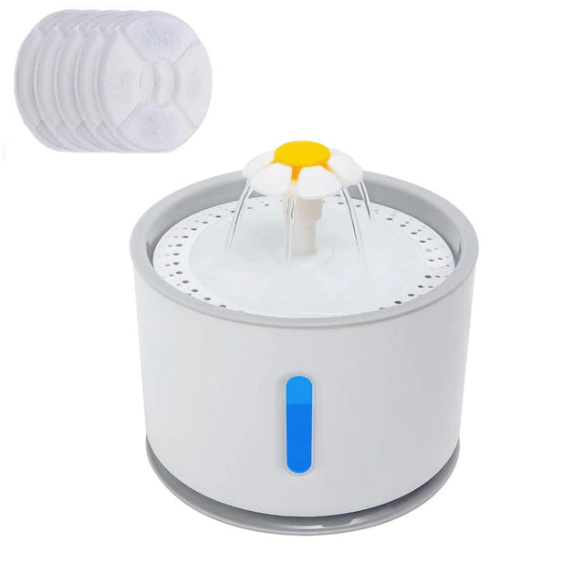 Fuente de agua para gatos automática