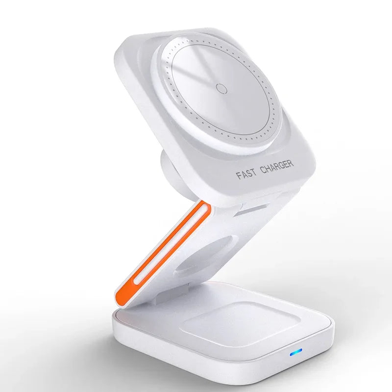 Cargador Inalámbrico Plegable 3 en 1