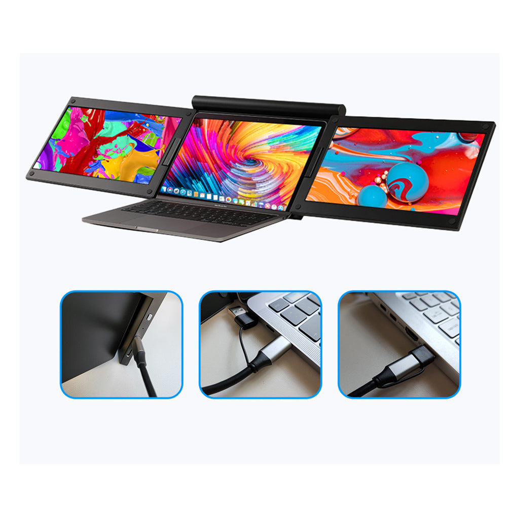 Monitor portátil dual para laptop