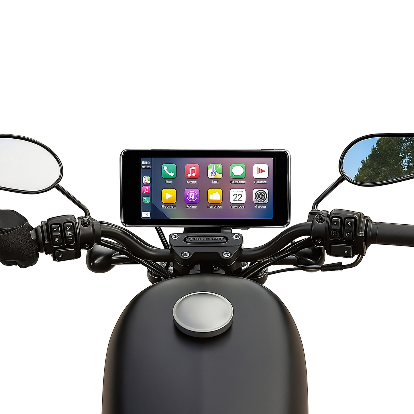 GPS para Moto de 7" con CarPlay y Android Auto