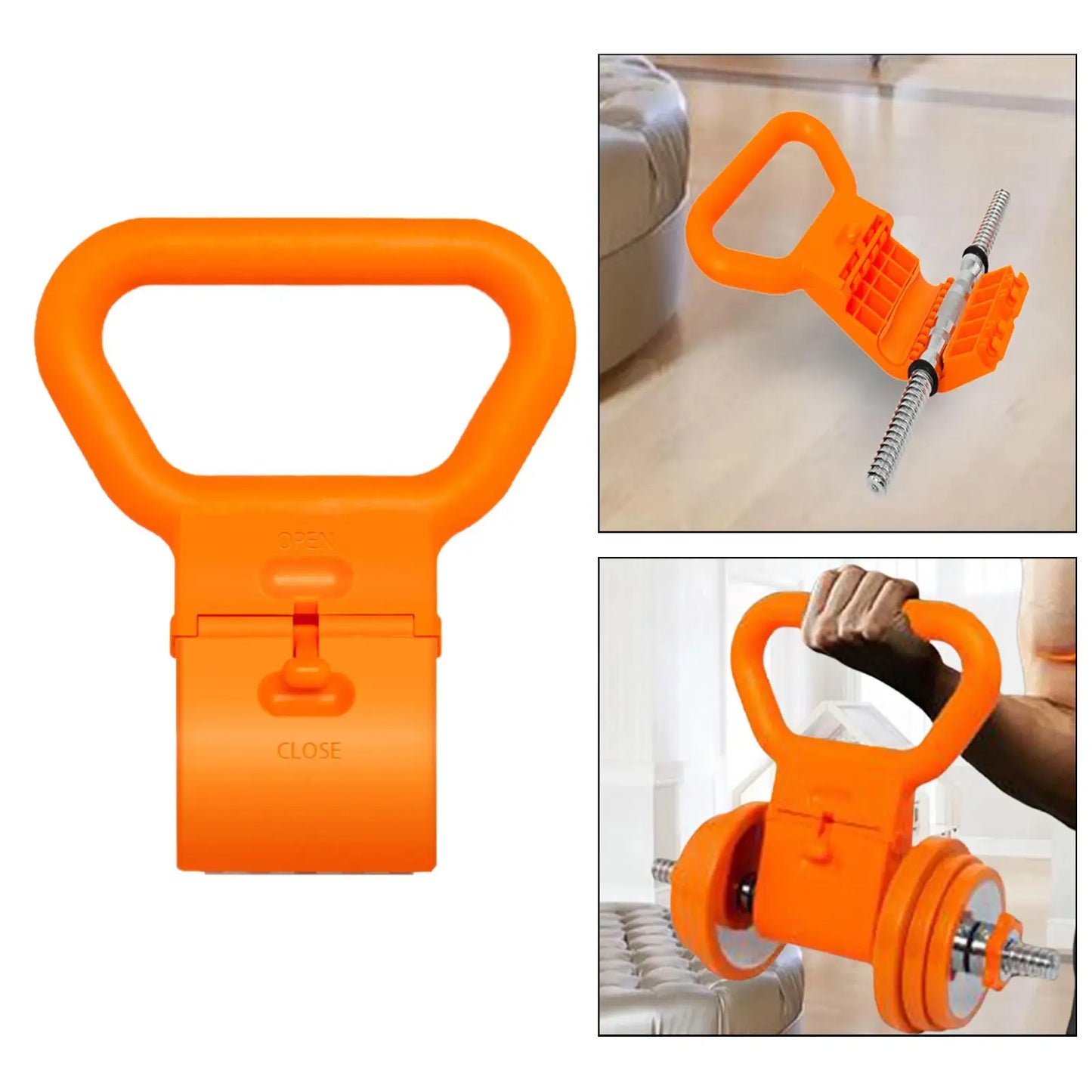 Agarre de Kettlebell para mancuernas