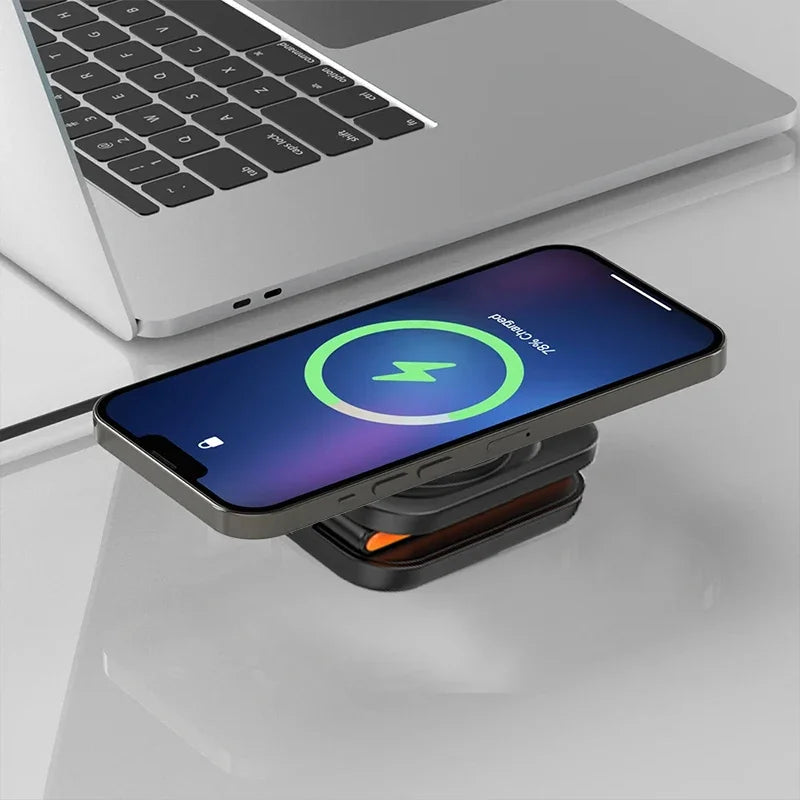 Cargador Inalámbrico Plegable 3 en 1